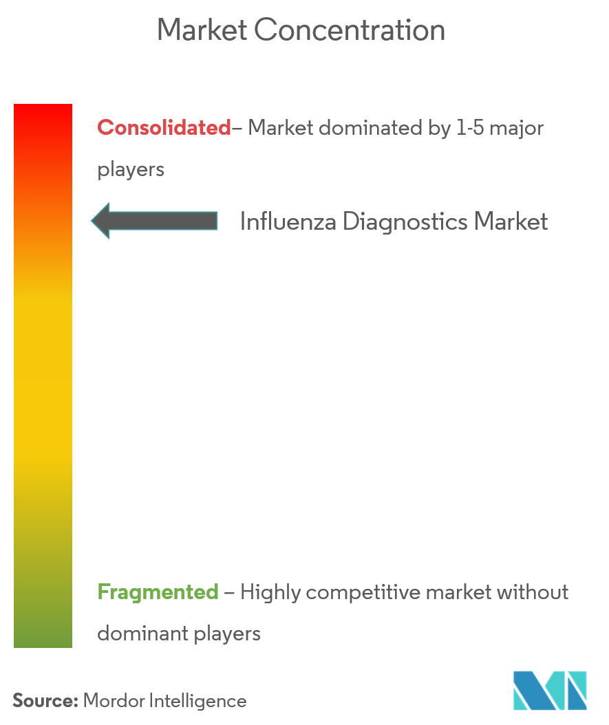 Influenza Diagnostics Market Concentration